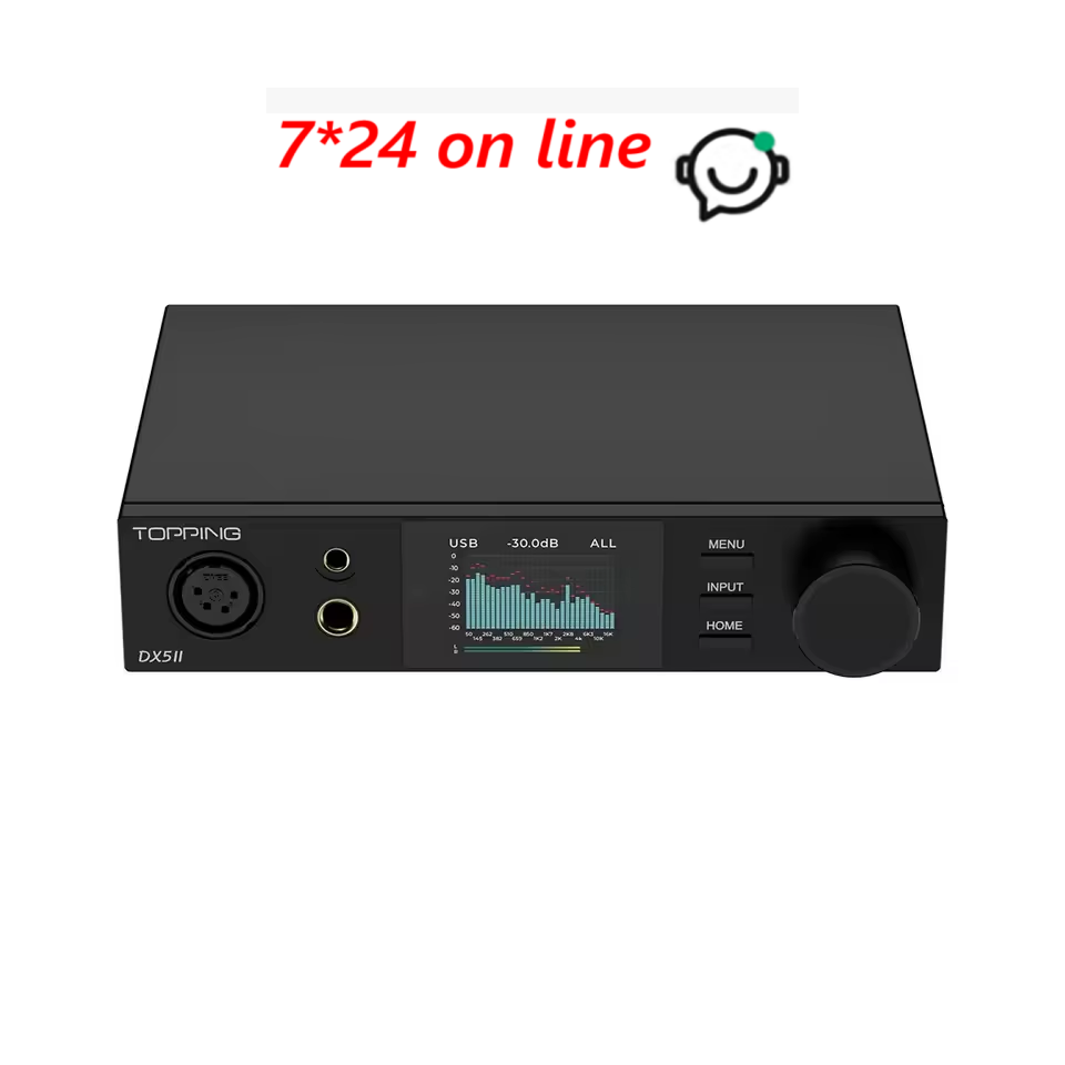 Headphone Amplifier Dac - TOPPING DX5 II Vollständig Symmetrischer DAC