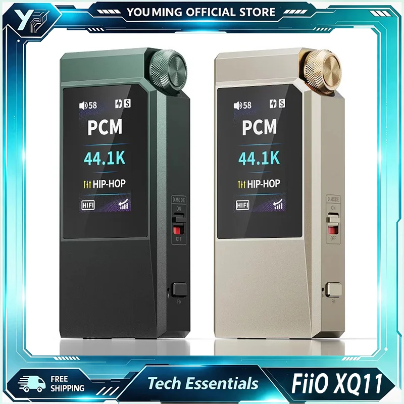Audio Without Music - FiiO QX11 Tragbarer DAC-Kopfhörerverstärker USB-C Symmetrischer