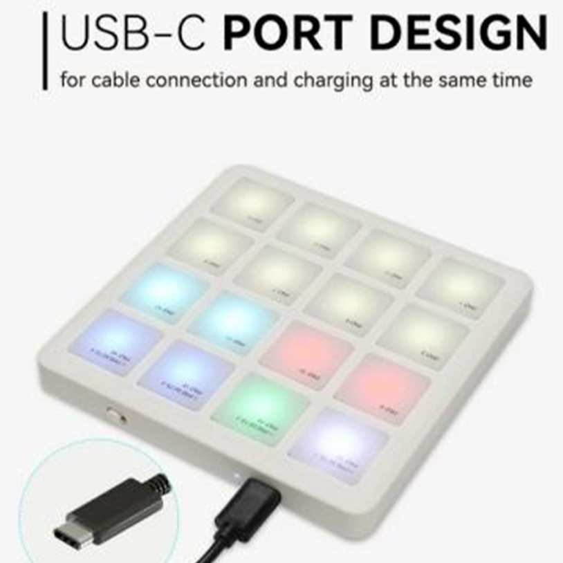 Midi Controller Pad - SMC-PAD Pocket MIDI-Controller, antrittsensible Pads, Aftertouch,