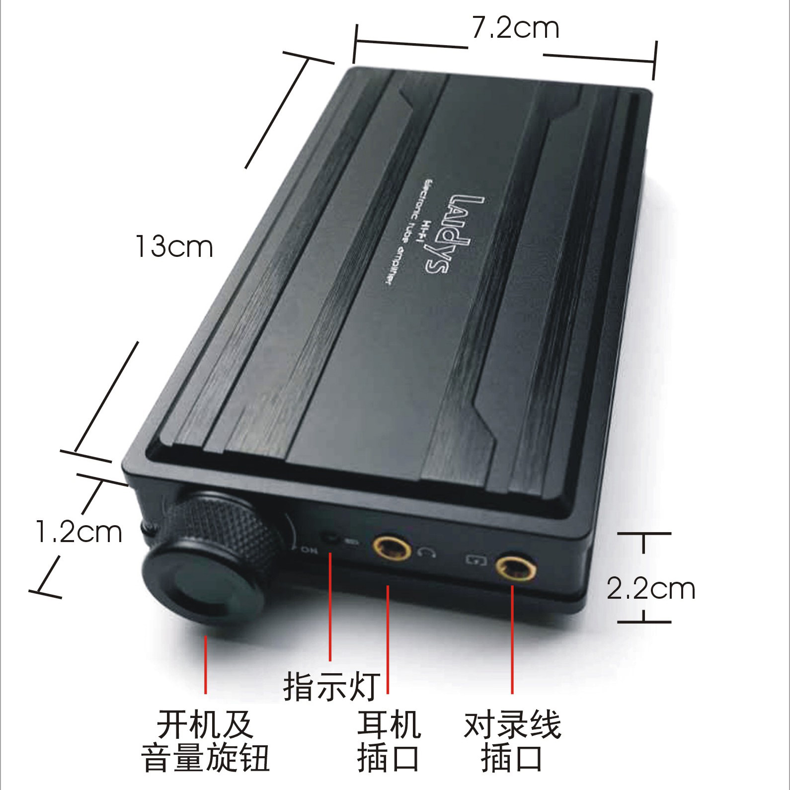 Headphone Amplifier Dac - LAIDYS Tragbarer Röhren-Kopfhörerverstärker HiFi Röhren-Ohrverstärker HIFI
