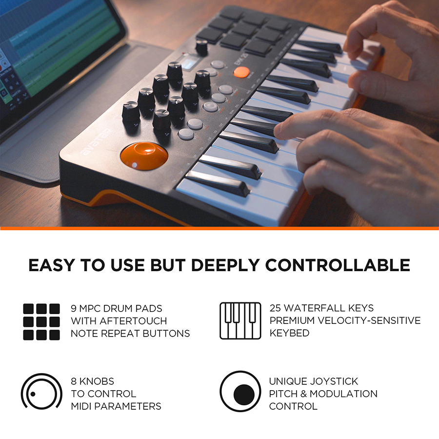 MIDI-Keyboard-Controller mit 2 – Midi Controller Pad Bewertung und Preis