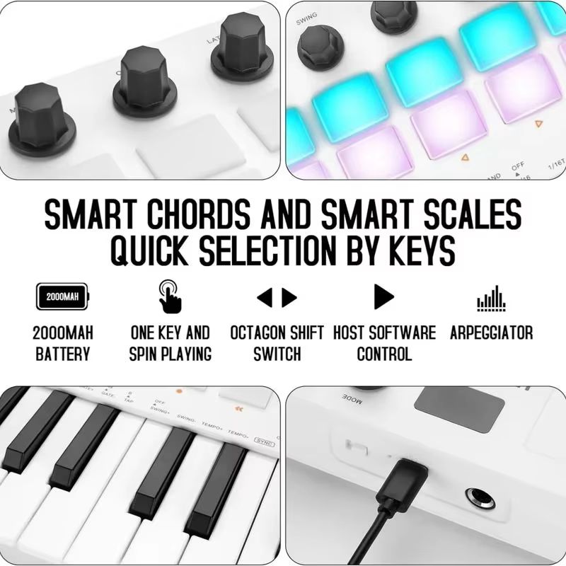 M-Vave Smk-25 Midi-Keyboard-Co – Midi Controller Pad Bewertung und Preis