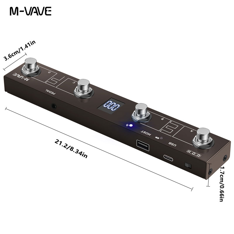 M-VAVE Digitaler Multi-Effektp – Midi Controller Pad Bewertung und Preis
