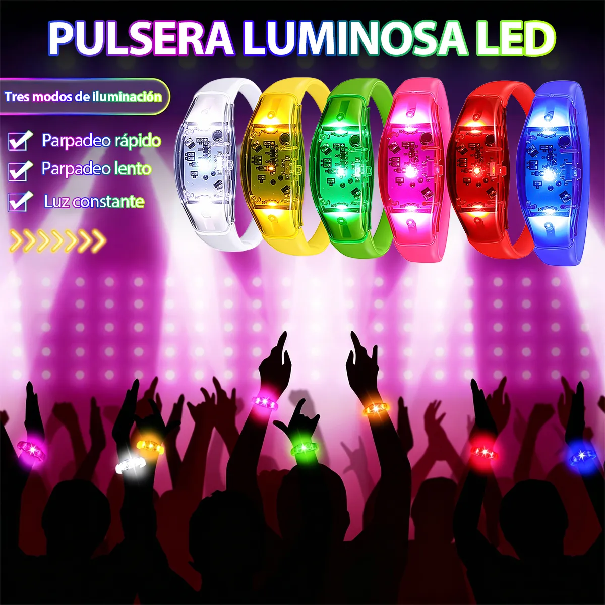 6 Stück LED-Armbänder, schalla – Audio Music Dj Bewertung und Preis