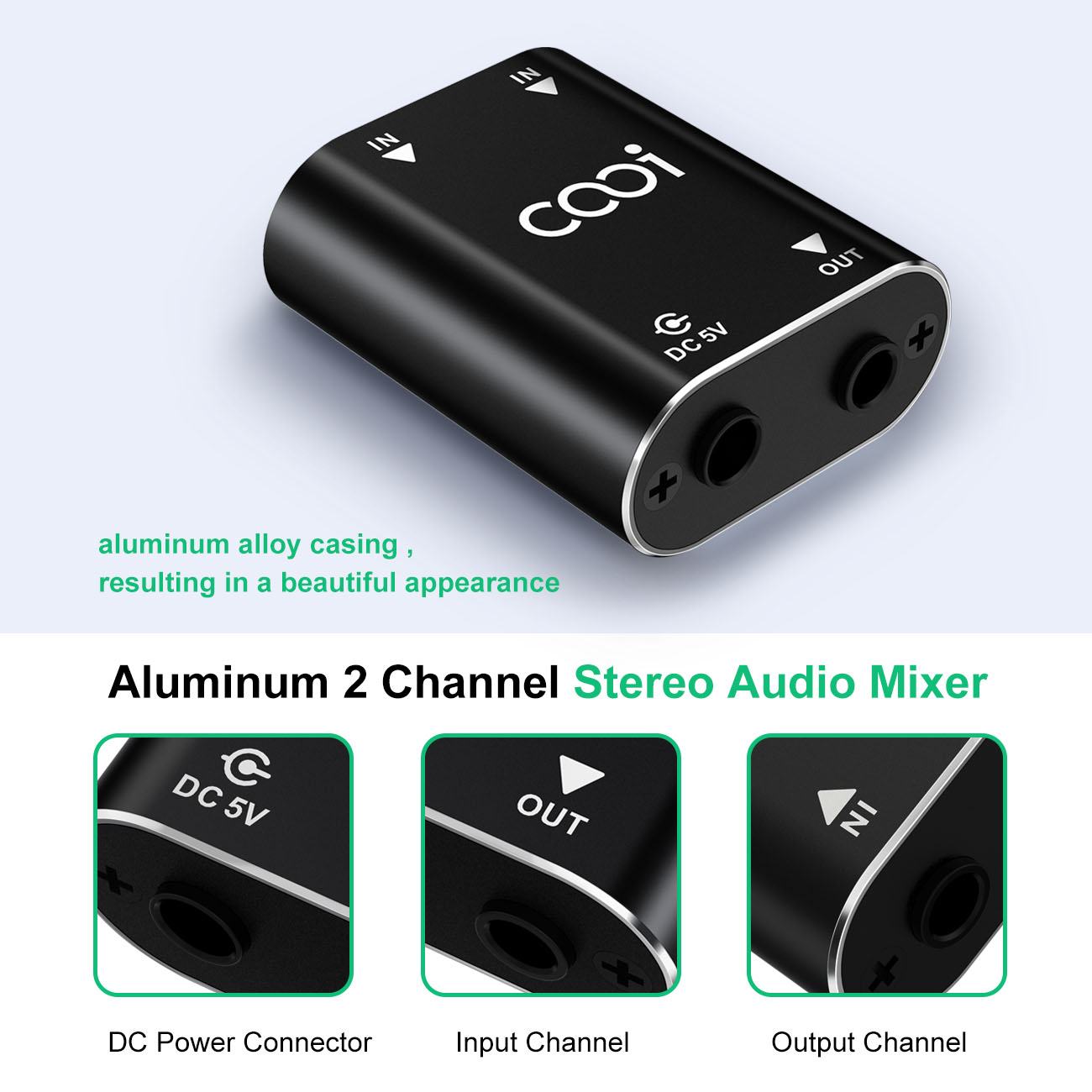 Cooidea 2-Kanal-Mini-Stereo-Au – Audio Music Dj Bewertung und Preis
