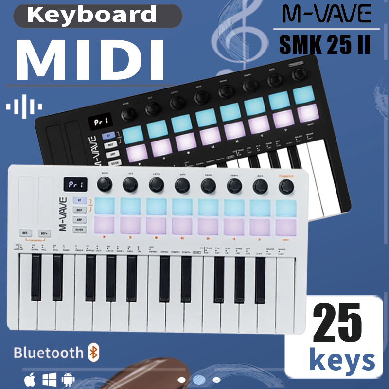 M-VAVE SMK-25 II MIDI-Keyboard – Midi Controller Pad Bewertung und Preis