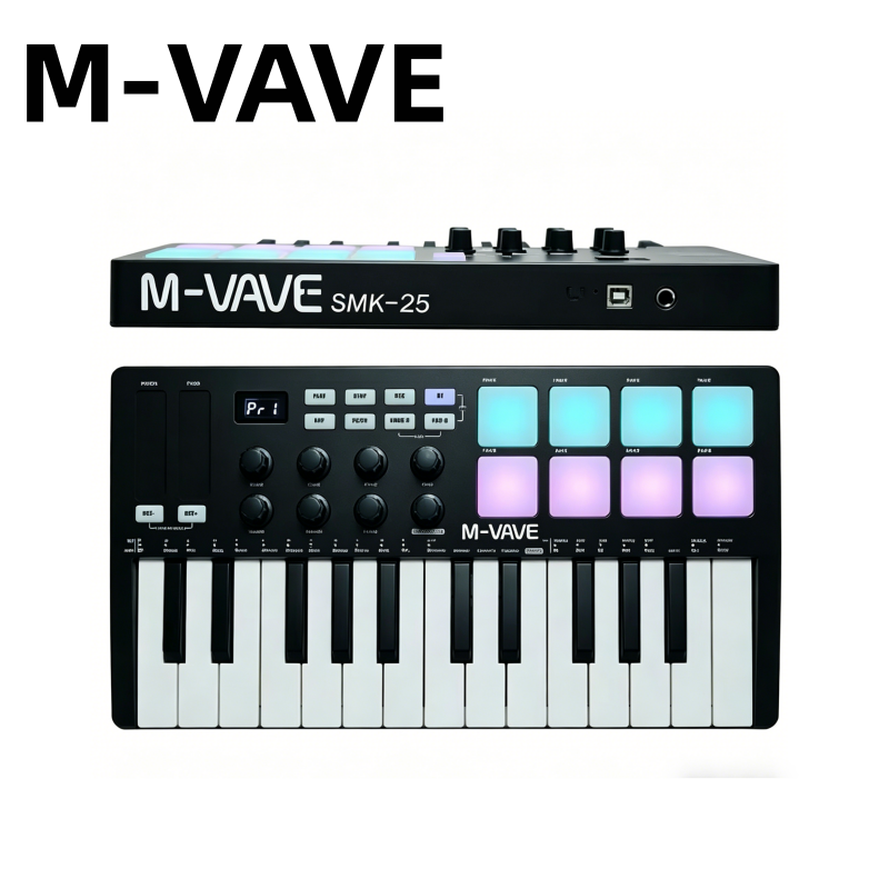 M-VAVE SMK-25 Schwarzes Tragba – Midi Controller Pad Bewertung und Preis