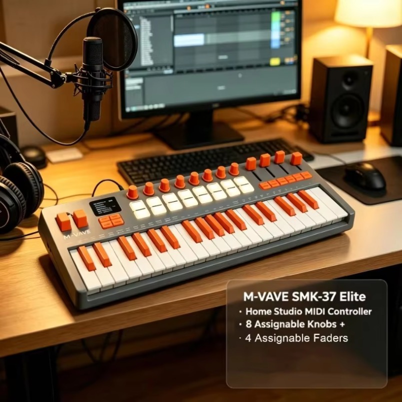 M-VAVE SMK-37 Elite MIDI-Keybo – Midi Controller Pad Bewertung und Preis